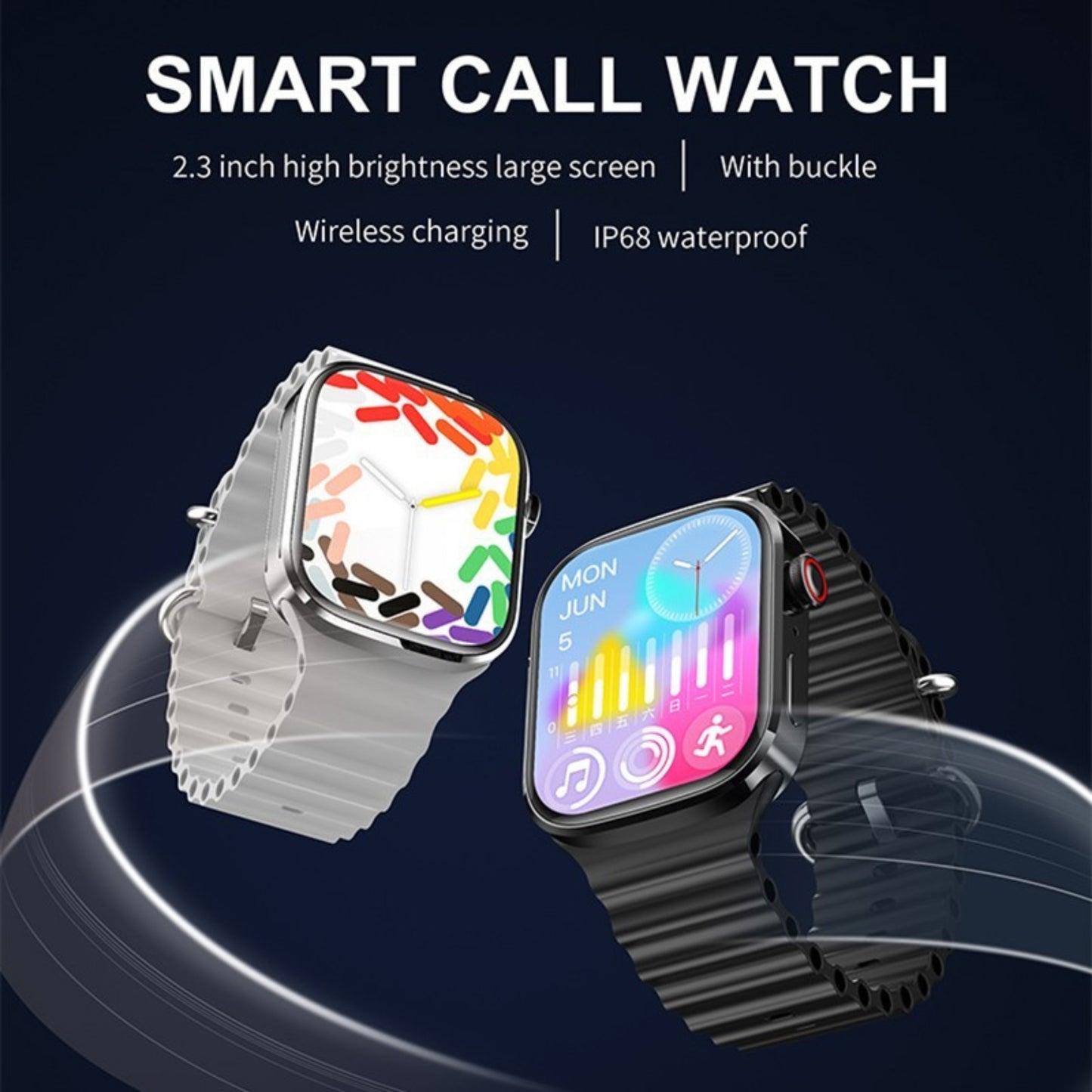 New Smart Watch i9 Pro Max Series 9 Smartwatch Custom dial Bluetooth Call Heart Rate